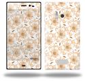 Flowers Pattern 15 - Decal Style Skin (fits Nokia Lumia 928)