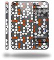 Locknodes 04 Burnt Orange - Decal Style Vinyl Skin (fits Apple Original iPhone 5, NOT the iPhone 5C or 5S)