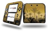 Summer Palm Trees - Decal Style Vinyl Skin fits Nintendo 2DS - 2DS NOT INCLUDED