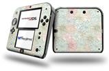 Flowers Pattern 02 - Decal Style Vinyl Skin fits Nintendo 2DS - 2DS NOT INCLUDED