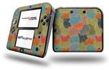 Flowers Pattern 03 - Decal Style Vinyl Skin fits Nintendo 2DS - 2DS NOT INCLUDED