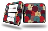 Flowers Pattern 04 - Decal Style Vinyl Skin fits Nintendo 2DS - 2DS NOT INCLUDED