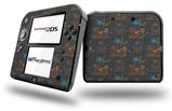 Flowers Pattern 07 - Decal Style Vinyl Skin fits Nintendo 2DS - 2DS NOT INCLUDED