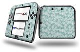 Flowers Pattern 09 - Decal Style Vinyl Skin fits Nintendo 2DS - 2DS NOT INCLUDED