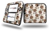 Flowers Pattern Roses 20 - Decal Style Vinyl Skin fits Nintendo 2DS - 2DS NOT INCLUDED