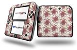 Flowers Pattern 23 - Decal Style Vinyl Skin fits Nintendo 2DS - 2DS NOT INCLUDED