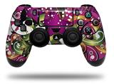 WraptorSkinz Skin compatible with Sony PS4 Dualshock Controller PlayStation 4 Original Slim and Pro Grungy Flower Bouquet (CONTROLLER NOT INCLUDED)