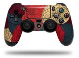 WraptorSkinz Skin compatible with Sony PS4 Dualshock Controller PlayStation 4 Original Slim and Pro Flowers Pattern 04 (CONTROLLER NOT INCLUDED)