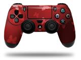 WraptorSkinz Skin compatible with Sony PS4 Dualshock Controller PlayStation 4 Original Slim and Pro Bokeh Butterflies Red (CONTROLLER NOT INCLUDED)