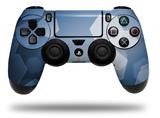 WraptorSkinz Skin compatible with Sony PS4 Dualshock Controller PlayStation 4 Original Slim and Pro Bokeh Hex Blue (CONTROLLER NOT INCLUDED)