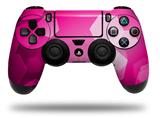 WraptorSkinz Skin compatible with Sony PS4 Dualshock Controller PlayStation 4 Original Slim and Pro Bokeh Hex Hot Pink (CONTROLLER NOT INCLUDED)