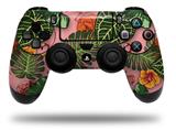 WraptorSkinz Skin compatible with Sony PS4 Dualshock Controller PlayStation 4 Original Slim and Pro Famingos and Flowers Pink (CONTROLLER NOT INCLUDED)