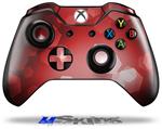 Decal Skin Wrap fits Microsoft XBOX One Wireless Controller Bokeh Hex Red