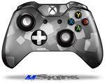 Decal Skin Wrap fits Microsoft XBOX One Wireless Controller Bokeh Squared Grey