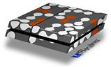 Vinyl Decal Skin Wrap compatible with Sony PlayStation 4 Original Console Locknodes 04 Burnt Orange (PS4 NOT INCLUDED)