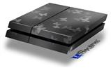 Vinyl Decal Skin Wrap compatible with Sony PlayStation 4 Original Console Bokeh Butterflies Grey (PS4 NOT INCLUDED)
