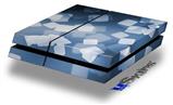 Vinyl Decal Skin Wrap compatible with Sony PlayStation 4 Original Console Bokeh Squared Blue (PS4 NOT INCLUDED)