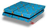 Vinyl Decal Skin Wrap compatible with Sony PlayStation 4 Original Console Sea Shells 02 Blue Medium (PS4 NOT INCLUDED)