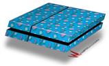 Vinyl Decal Skin Wrap compatible with Sony PlayStation 4 Original Console Seahorses and Shells Blue Medium (PS4 NOT INCLUDED)