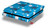 Vinyl Decal Skin Wrap compatible with Sony PlayStation 4 Original Console Starfish and Sea Shells Blue Medium (PS4 NOT INCLUDED)