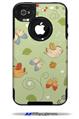 Birds Butterflies and Flowers - Decal Style Vinyl Skin fits Otterbox Commuter iPhone4/4s Case (CASE SOLD SEPARATELY)