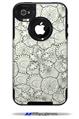 Flowers Pattern 05 - Decal Style Vinyl Skin fits Otterbox Commuter iPhone4/4s Case (CASE SOLD SEPARATELY)