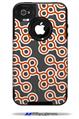 Locknodes 02 Burnt Orange - Decal Style Vinyl Skin fits Otterbox Commuter iPhone4/4s Case (CASE SOLD SEPARATELY)