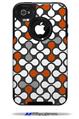 Locknodes 05 Burnt Orange - Decal Style Vinyl Skin fits Otterbox Commuter iPhone4/4s Case (CASE SOLD SEPARATELY)
