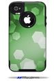 Bokeh Hex Green - Decal Style Vinyl Skin fits Otterbox Commuter iPhone4/4s Case (CASE SOLD SEPARATELY)