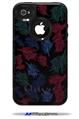Floating Coral Black - Decal Style Vinyl Skin fits Otterbox Commuter iPhone4/4s Case (CASE SOLD SEPARATELY)