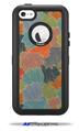 Flowers Pattern 03 - Decal Style Vinyl Skin fits Otterbox Defender iPhone 5C Case (CASE SOLD SEPARATELY)