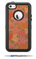 Flowers Pattern Roses 06 - Decal Style Vinyl Skin fits Otterbox Defender iPhone 5C Case (CASE SOLD SEPARATELY)