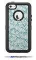 Flowers Pattern 09 - Decal Style Vinyl Skin fits Otterbox Defender iPhone 5C Case (CASE SOLD SEPARATELY)