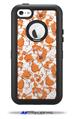 Flowers Pattern 14 - Decal Style Vinyl Skin fits Otterbox Defender iPhone 5C Case (CASE SOLD SEPARATELY)
