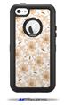 Flowers Pattern 15 - Decal Style Vinyl Skin fits Otterbox Defender iPhone 5C Case (CASE SOLD SEPARATELY)