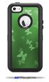 Bokeh Butterflies Green - Decal Style Vinyl Skin fits Otterbox Defender iPhone 5C Case (CASE SOLD SEPARATELY)