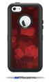 Bokeh Hearts Red - Decal Style Vinyl Skin fits Otterbox Defender iPhone 5C Case (CASE SOLD SEPARATELY)