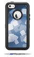 Bokeh Squared Blue - Decal Style Vinyl Skin fits Otterbox Defender iPhone 5C Case (CASE SOLD SEPARATELY)