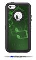 Bokeh Music Green - Decal Style Vinyl Skin fits Otterbox Defender iPhone 5C Case (CASE SOLD SEPARATELY)