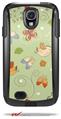 Birds Butterflies and Flowers - Decal Style Vinyl Skin fits Otterbox Commuter Case for Samsung Galaxy S4 (CASE SOLD SEPARATELY)