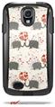 Elephant Love - Decal Style Vinyl Skin fits Otterbox Commuter Case for Samsung Galaxy S4 (CASE SOLD SEPARATELY)