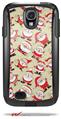 Lots of Santas - Decal Style Vinyl Skin fits Otterbox Commuter Case for Samsung Galaxy S4 (CASE SOLD SEPARATELY)