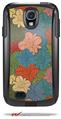 Flowers Pattern 01 - Decal Style Vinyl Skin fits Otterbox Commuter Case for Samsung Galaxy S4 (CASE SOLD SEPARATELY)