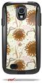 Flowers Pattern 19 - Decal Style Vinyl Skin fits Otterbox Commuter Case for Samsung Galaxy S4 (CASE SOLD SEPARATELY)