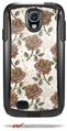 Flowers Pattern Roses 20 - Decal Style Vinyl Skin fits Otterbox Commuter Case for Samsung Galaxy S4 (CASE SOLD SEPARATELY)
