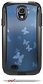 Bokeh Butterflies Blue - Decal Style Vinyl Skin fits Otterbox Commuter Case for Samsung Galaxy S4 (CASE SOLD SEPARATELY)