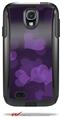 Bokeh Hearts Purple - Decal Style Vinyl Skin fits Otterbox Commuter Case for Samsung Galaxy S4 (CASE SOLD SEPARATELY)