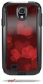 Bokeh Hearts Red - Decal Style Vinyl Skin fits Otterbox Commuter Case for Samsung Galaxy S4 (CASE SOLD SEPARATELY)