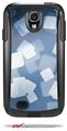 Bokeh Squared Blue - Decal Style Vinyl Skin fits Otterbox Commuter Case for Samsung Galaxy S4 (CASE SOLD SEPARATELY)