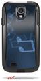 Bokeh Music Blue - Decal Style Vinyl Skin fits Otterbox Commuter Case for Samsung Galaxy S4 (CASE SOLD SEPARATELY)